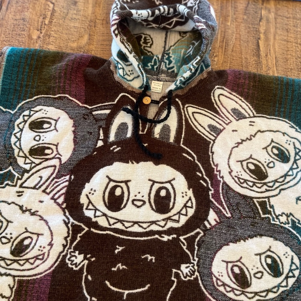 Labubu poncho, young youth